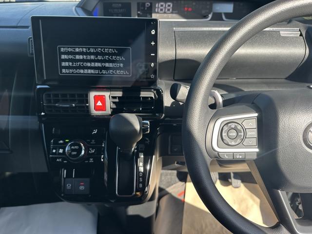 タント カスタムＸリミテッド　特別仕様車　スマートクルーズパック　９インチスマホ連携ディスプレイオーディオ　スマートアシスト　ＬＥＤヘッドランプ　両側パワースライドドア　電動パーキングブレーキ　ロールサンシェード　届出済未使用車（19枚目）