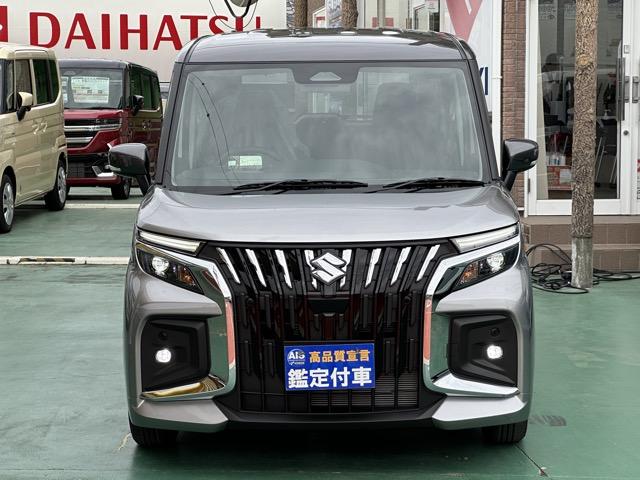 ソリオバンディット ハイブリッドMV スマートキー LEDヘッドライト 両側パワースライドドア フルオートエアコン ロールサンシェード シートバックテーブル サーキュレーター ヘッドアップディスプレイ 革巻きハンドル 登録済未使用車(31枚目)