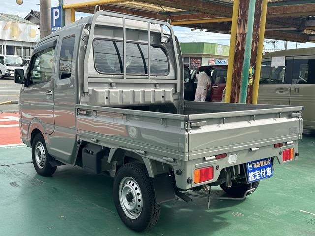 スーパーキャリイ X 4WD 4AT 社外ディスプレイオーディオ キーレス パワーウィンドー 作業灯 ルーフコンソール フォグランプ 衝突被害軽減ブレーキ アイドリングストップ オートライト エアコン パワステ(5枚目)