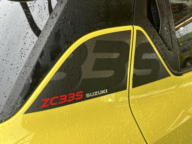 スイフトスポーツ ZC33S ファイナルエディション 6MT 特別仕様車 限定生産車 デュアルセンサーブレーキサポート LEDヘッドランプ アダプティブクルーズコントロール 専用エクステリア&インテリア 本革巻ステアリング シートヒーター 登録済未使用車(13枚目)