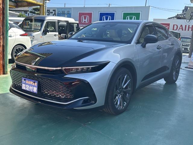 クラウンクロスオーバー Gレザーパッケージ 純正ナビゲーション パノラマカメラ ETC スマートキー LEDヘッドライト フルオートエアコン シートヒーター&ベンチレーション パワーシート パワーバックドア AC100V電源 革巻きハンドル(4枚目)