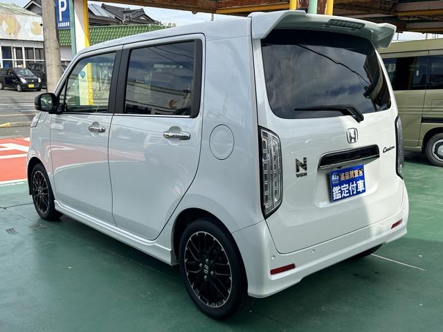 Ｎ－ＷＧＮカスタム Ｌ・ターボホンダセンシング　社外ナビ（ケンウッド／ＭＤＶ－Ｓ７１０）・バックモニター・ＥＴＣ付　ホンダセンシング　ＬＥＤヘッドランプ　電子制御パーキングブレーキ　運転席・助手席シートヒーター　本革巻ステアリング　スマートキー（5枚目）