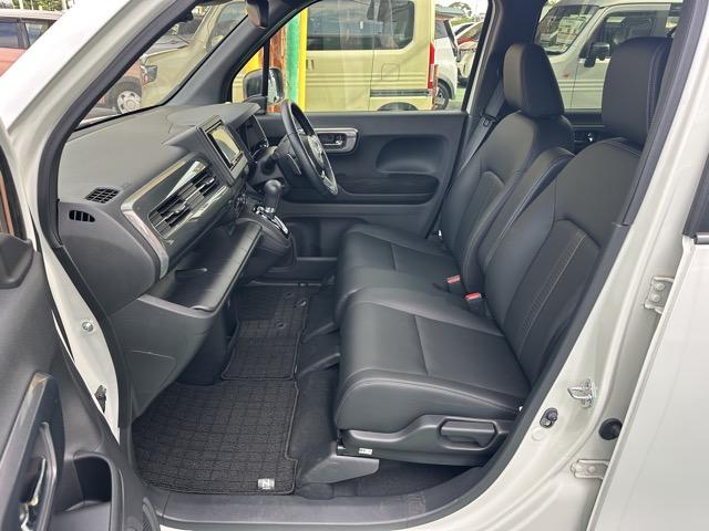 Ｎ－ＷＧＮカスタム Ｌ・ターボホンダセンシング　社外ナビ（ケンウッド／ＭＤＶ－Ｓ７１０）・バックモニター・ＥＴＣ付　ホンダセンシング　ＬＥＤヘッドランプ　電子制御パーキングブレーキ　運転席・助手席シートヒーター　本革巻ステアリング　スマートキー（6枚目）