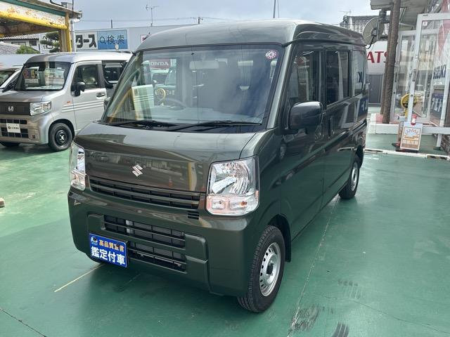 エブリイ PAリミテッド 4AT 純正ラジオ キーレス 両側スライドドア 前側パワーウィンドー USB充電ソケット アイドリングストップ オートライト エアコン パワステ(4枚目)