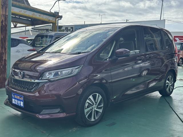 フリードハイブリッド ハイブリッド・G 7人乗り 純正ナビ(VXM-247VFNi)・バックモニター・ETC付 Sパッケージ ホンダセンシング LEDヘッドランプ 両側パワースライドドア 本革巻ステアリング ロールサンシェード スマートキー(4枚目)