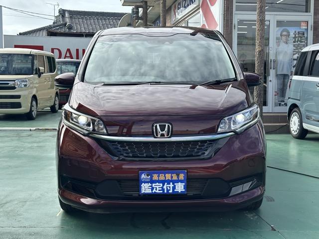 フリードハイブリッド ハイブリッド・G 7人乗り 純正ナビ(VXM-247VFNi)・バックモニター・ETC付 Sパッケージ ホンダセンシング LEDヘッドランプ 両側パワースライドドア 本革巻ステアリング ロールサンシェード スマートキー(34枚目)