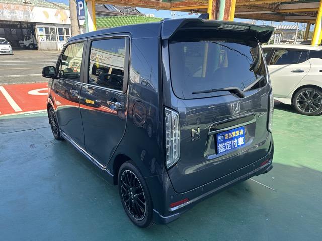 Ｎ－ＷＧＮカスタム Ｌ・ターボホンダセンシング　純正ナビ（ＬＸＵ－２３７ＮＢｉ）・バックモニター・ＥＴＣ・ドライブレコーダー付　ホンダセンシング　ＬＥＤヘッドランプ　電子制御パーキングブレーキ　運転席・助手席シートヒーター　本革巻ステアリング（5枚目）
