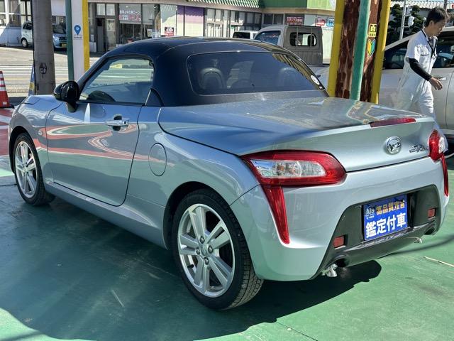 コペン ローブ CVT 社外ナビゲーション スマートキー LEDヘッドライト フルオートエアコン シートヒーター 革巻きハンドル アイドリングストップ フォグランプ オートライト(5枚目)