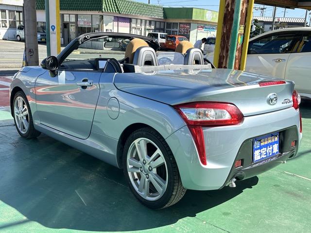 コペン ローブ CVT 社外ナビゲーション スマートキー LEDヘッドライト フルオートエアコン シートヒーター 革巻きハンドル アイドリングストップ フォグランプ オートライト(28枚目)
