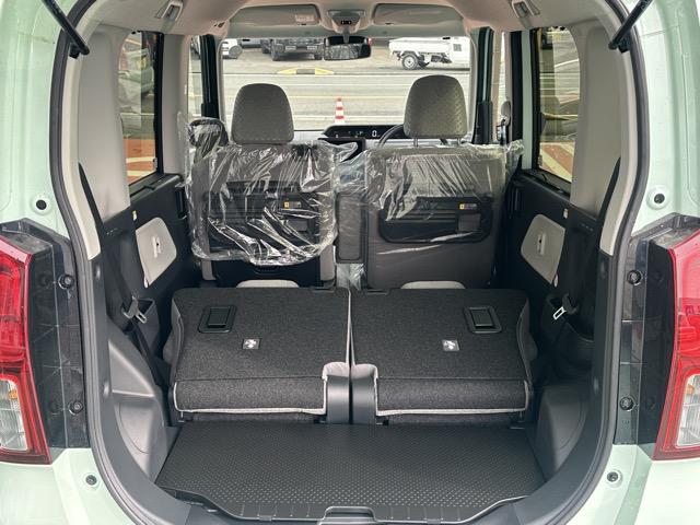 タント X スマートキー LEDヘッドライト 片側パワースライドドア フルオートエアコン シートヒーター USB充電ソケット ロールサンシェード シートバックテーブル バックカメラ オートライト 届出済未使用車(14枚目)