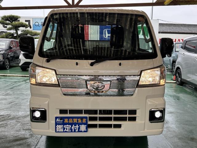 ハイゼットトラック エクストラ 4WD CVT フロアマット サイドバイザー スマートキー 電動格納ドアミラー パワーウィンドー 作業灯 衝突被害軽減ブレーキ アイドリングストップ オートライト エアコン パワステ 届出済未使用車(24枚目)