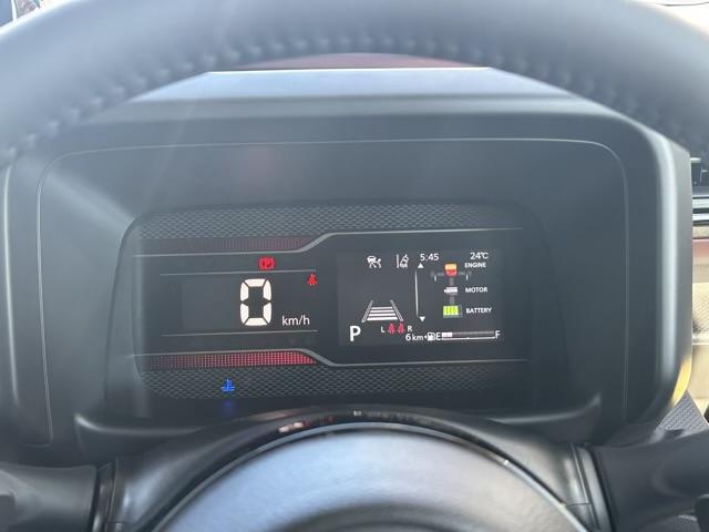 スペーシアカスタム ハイブリッドXSターボ スマートキー LEDヘッドライト 両側パワースライドドア フルオートエアコン シートヒーター ロールサンシェード シートバックテーブル サーキュレーター ヘッドアップディスプレイ 届出済未使用車(23枚目)