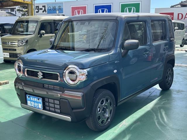 ハスラー ハイブリッドＧ　スマートキー　ＬＥＤヘッドライト　フルオートエアコン　シートヒーター　オートクルーズコントロール　ステアリングスイッチ　衝突被害軽減ブレーキ　クリアランスソナー　アイドリングストップ　届出済未使用車（4枚目）