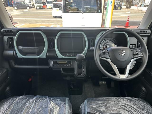 ハスラー ハイブリッドＧ　スマートキー　ＬＥＤヘッドライト　フルオートエアコン　シートヒーター　オートクルーズコントロール　ステアリングスイッチ　衝突被害軽減ブレーキ　クリアランスソナー　アイドリングストップ　届出済未使用車（8枚目）