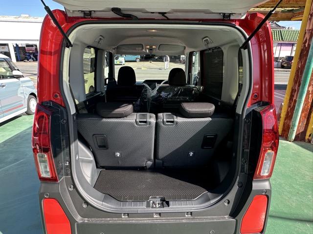 タント ファンクロス 9インチディスプレイオーディオ バックカメラ スマートキー LEDヘッドライト 両側パワースライドドア フルオートエアコン シートヒーター ロールサンシェード シートバックテーブル ディーラー試乗車(14枚目)