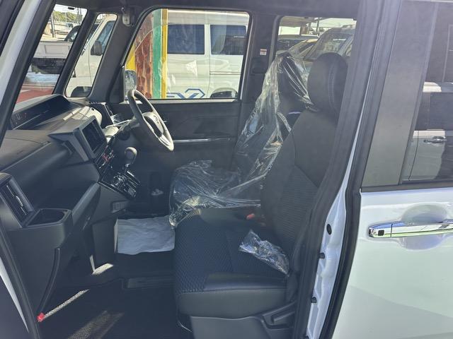 タント カスタムRS エコアイドルレス スマートキー LEDヘッドライト 両側パワースライドドア フルオートエアコン シートヒーター ロールサンシェード シートバックテーブル 革巻きハンドル フォグランプ オートライト(7枚目)