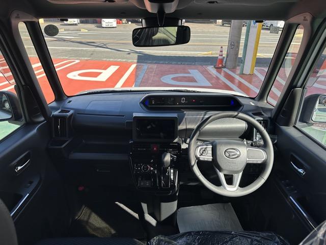 タント カスタムRS エコアイドルレス スマートキー LEDヘッドライト 両側パワースライドドア フルオートエアコン シートヒーター ロールサンシェード シートバックテーブル 革巻きハンドル フォグランプ オートライト(9枚目)