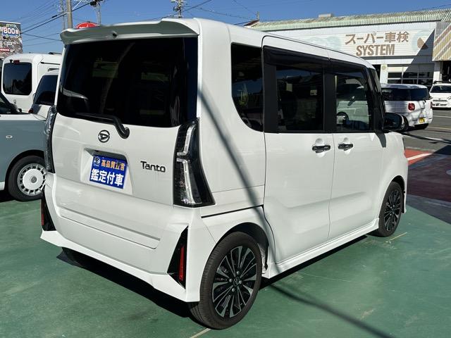 タント カスタムRS エコアイドルレス スマートキー LEDヘッドライト 両側パワースライドドア フルオートエアコン シートヒーター ロールサンシェード シートバックテーブル 革巻きハンドル フォグランプ オートライト(16枚目)