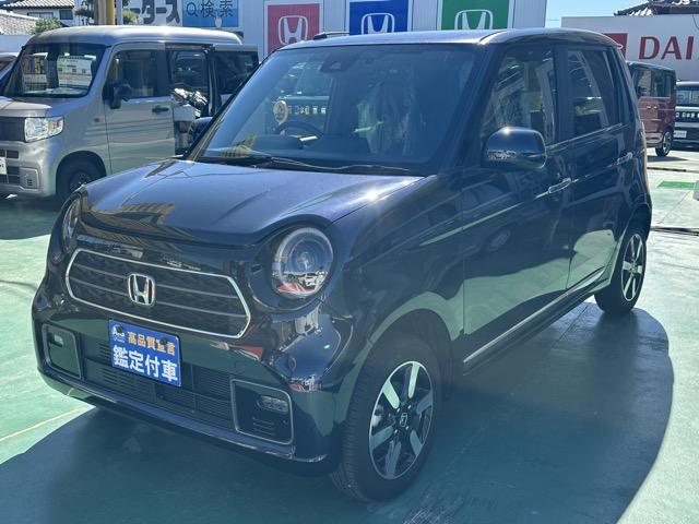 N-ONE プレミアム 4WD 純正ナビ・バックモニター・ETC付 ホンダセンシング LEDヘッドランプ 電子制御パーキングブレーキ オートブレーキホールド 本革巻ステアリング シートヒーター アルミホイール スマートキー(4枚目)