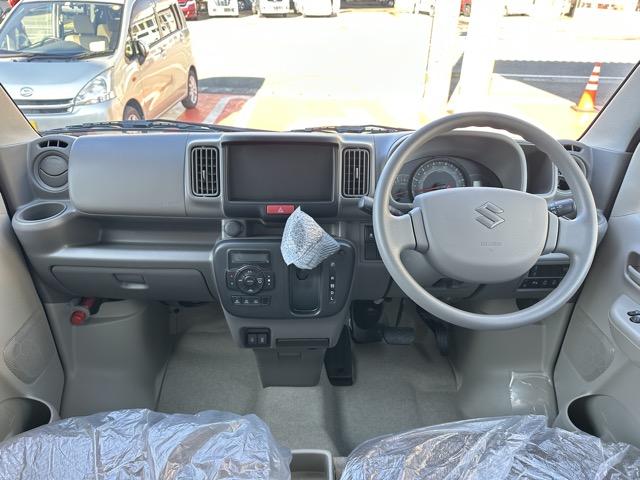 エブリイ ジョインターボ 2WD CVT 両側ワンアクションパワースライドドア フルオートエアコン セーフティサポート LEDヘッドランプ 運転席シートヒーター キーレスプッシュスタート オーバーヘッドシェルフ 届出済未使用車(9枚目)