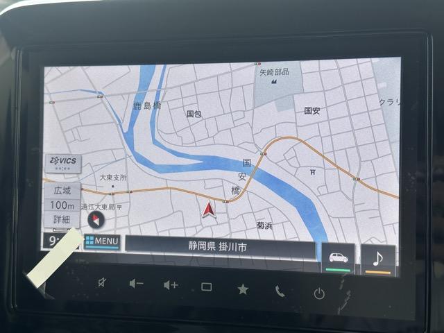 スペーシアカスタム ハイブリッドXS 全方位カメラ付きナビゲーション スマートキー LEDヘッドライト 両側パワースライドドア フルオートエアコン シートヒーター ロールサンシェード シートバックテーブル サーキュレーター 届出済未使用車(24枚目)