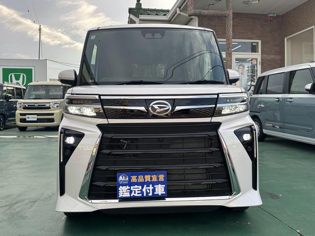 タント カスタムRS スマートキー LEDヘッドライト 両側パワースライドドア オートエアコン シートヒーター ロールサンシェード シートバックテーブル 革巻きハンドル バックカメラ 衝突被害軽減ブレーキ 届出済未使用車(32枚目)