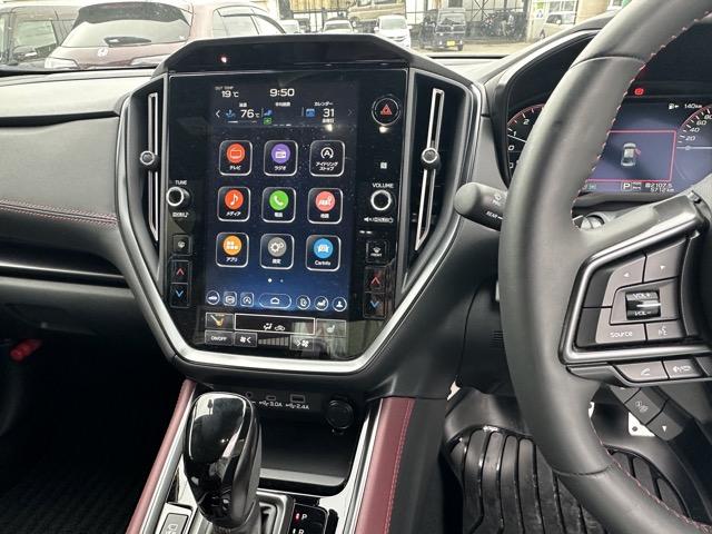 WRX S4 STIスポーツR EX 純正ナビゲーション 全方位カメラ スマートキー LEDヘッドライト フルオートエアコン シートヒーター パワーシート 革巻きハンドル オートクルーズコントロール パドルシフト アルミペダル(17枚目)
