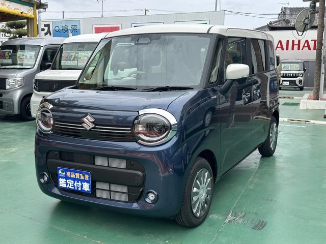 ワゴンＲスマイル ハイブリッドＸ　セーフティサポート　ＬＥＤヘッドランプ　両側パワースライドドア　アダプティブクルーズコントロール　電動パーキングブレーキ（ブレーキホールド付）　マイルドハイブリッド　シートヒーター　届出済未使用車（4枚目）