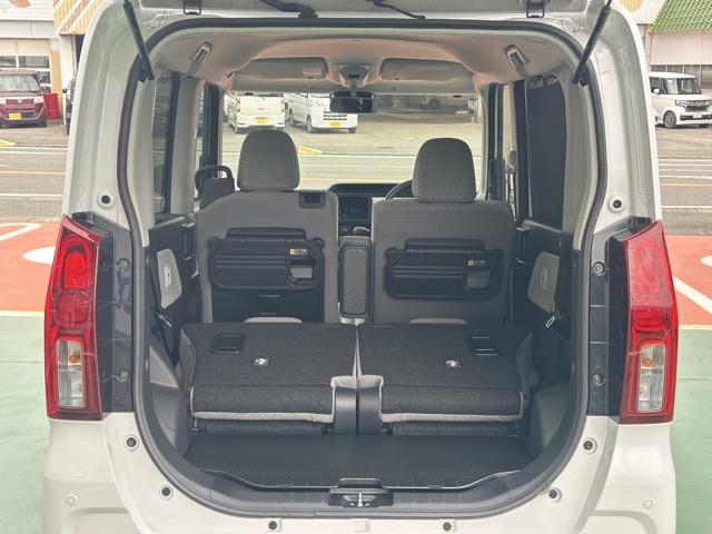 タント X スマートキー LEDヘッドライト 片側パワースライドドア フルオートエアコン シートヒーター ロールサンシェード シートバックテーブル USB充電ソケット 衝突被害軽減ブレーキ 届出済未使用車(14枚目)