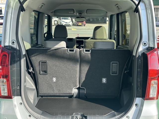 タント Ｘ　スマートキー　ＬＥＤヘッドライト　片側パワースライドドア　フルオートエアコン　シートヒーター　ロールサンシェード　シートバックテーブル　ＵＳＢ充電ソケット　衝突被害軽減ブレーキ　届出済未使用車（13枚目）