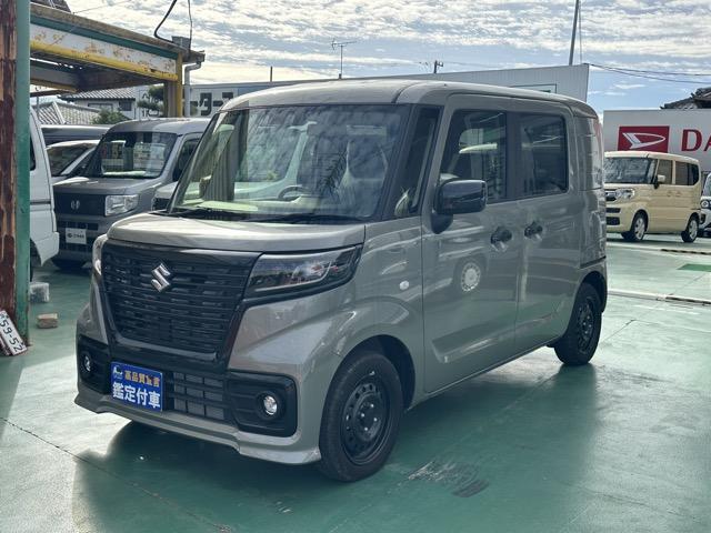 スペーシアベース GF スマートキー LEDヘッドライト 両側スライドドア フルオートエアコン シートヒーター 衝突被害軽減ブレーキ クリアランスソナー アイドリングストップ フォグランプ オートライト(4枚目)