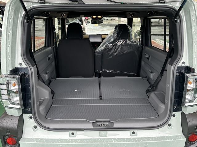 タフト G ダーククロムベンチャー 特別仕様車 9インチスマホ連携ディスプレイオーディオ スマートアシスト LEDヘッドランプ スカイフィールトップ 運転席・助手席シートヒーター 電動パーキングブレーキ バックモニター 届出済未使用車(12枚目)