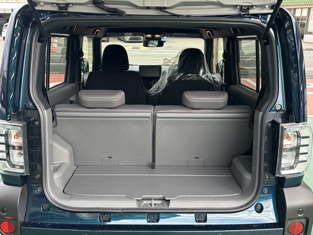 タフト G ダーククロムベンチャー 特別仕様車 9インチスマホ連携ディスプレイオーディオ スマートアシスト LEDヘッドランプ スカイフィールトップ 運転席・助手席シートヒーター 電動パーキングブレーキ バックモニター 届出済未使用車(11枚目)