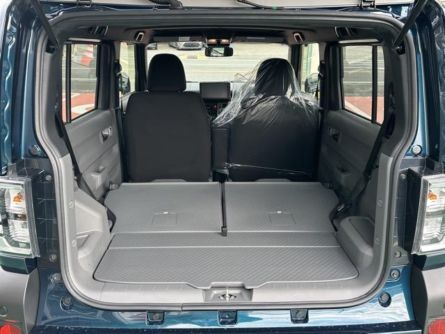 タフト G ダーククロムベンチャー 特別仕様車 9インチスマホ連携ディスプレイオーディオ スマートアシスト LEDヘッドランプ スカイフィールトップ 運転席・助手席シートヒーター 電動パーキングブレーキ バックモニター 届出済未使用車(12枚目)