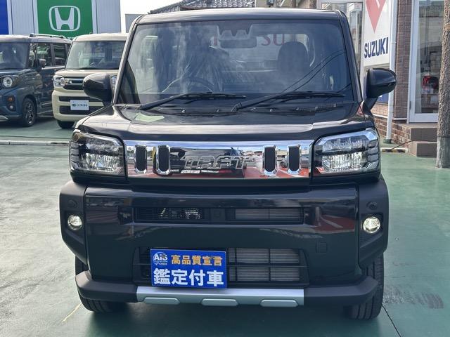 タフト Gターボ クロムベンチャー 特別仕様車 9インチスマホ連携ディスプレイオーディオ スマートアシスト LEDヘッドランプ スカイフィールトップ 運転席・助手席シートヒーター 電動パーキングブレーキ バックモニター 届出済未使用車(27枚目)