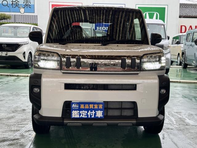 タフト G ダーククロムベンチャー 特別仕様車 9インチスマホ連携ディスプレイオーディオ スマートアシスト LEDヘッドランプ スカイフィールトップ 運転席・助手席シートヒーター 電動パーキングブレーキ バックモニター 届出済未使用車(28枚目)