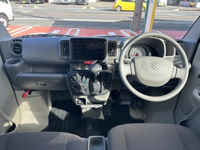 エブリイ ジョインターボ　ＣＶＴ　バックアイカメラ付きディスプレイオーディオ　スマートキー　ＬＥＤヘッドライト　両側スライドドア　シートヒーター　ＵＳＢ充電ソケット　ルーフコンソール　電動格納ドアミラー　前後パワーウィンドー（9枚目）