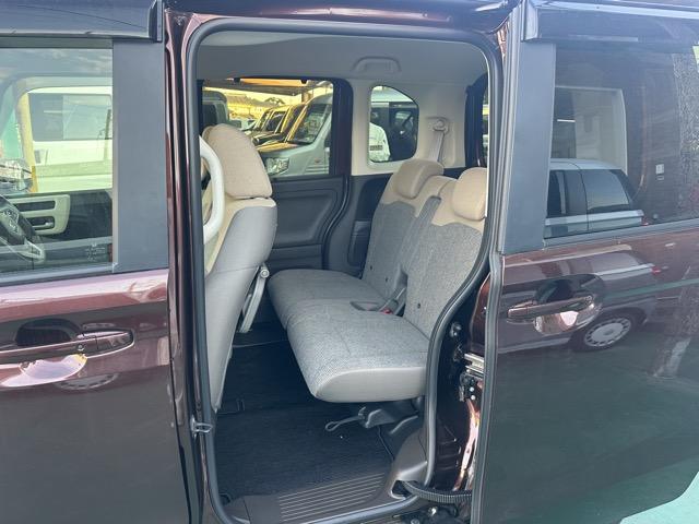 N-BOX L ディスプレイオーディオ バックカメラ スマートキー LEDヘッドライト 片側パワースライドドア フルオートエアコン シートヒーター ロールサンシェード シートバックテーブル 衝突被害軽減ブレーキ(7枚目)