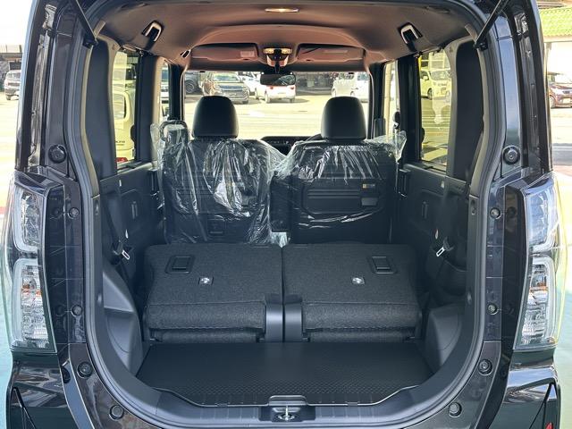 タント カスタムX スマートキー LEDヘッドライト 両側パワースライドドア フルオートエアコン シートヒーター ロールサンシェード シートバックテーブル 電気式パーキングブレーキ フォグランプ 届出済未使用車(14枚目)