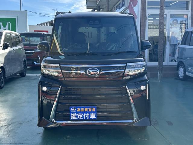 タント カスタムX スマートキー LEDヘッドライト 両側パワースライドドア フルオートエアコン シートヒーター ロールサンシェード シートバックテーブル 電気式パーキングブレーキ フォグランプ 届出済未使用車(25枚目)