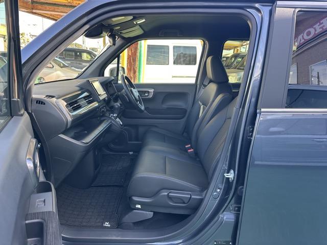 Ｎ－ＷＧＮカスタム Ｌ・ターボ　社外ナビゲーション付　ホンダセンシング　ＬＥＤヘッドランプ　電子制御パーキングブレーキ　オートブレーキホールド機能　運転席・助手席シートヒーター　本革巻ステアリング　バックモニター　スマートキー（6枚目）