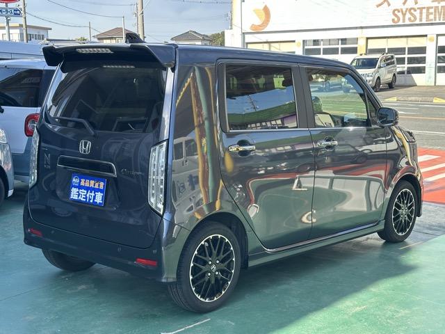 Ｎ－ＷＧＮカスタム Ｌ・ターボ　社外ナビゲーション付　ホンダセンシング　ＬＥＤヘッドランプ　電子制御パーキングブレーキ　オートブレーキホールド機能　運転席・助手席シートヒーター　本革巻ステアリング　バックモニター　スマートキー（13枚目）