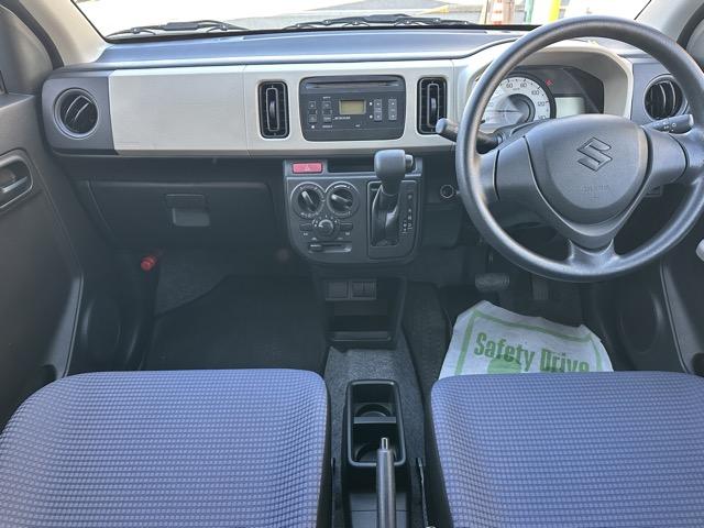 アルト Ｆ　５ＡＧＳ車　純正ＣＤデッキ　キーレス　前側パワーウィンドー　エアコン　パワステ（8枚目）