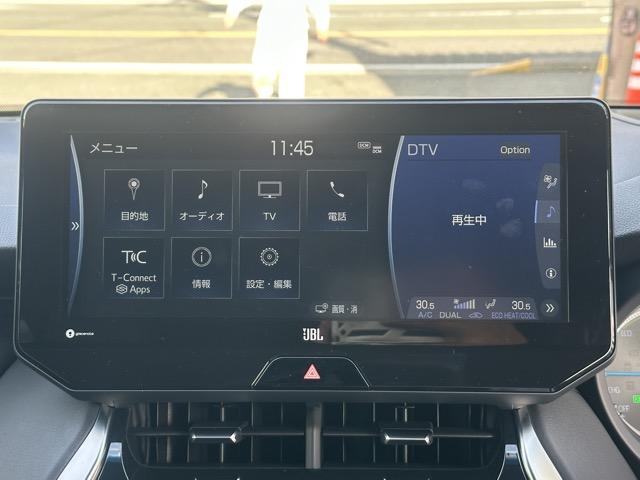 ハリアーハイブリッド Z ブラック内装 パノラマカメラ 純正ナビゲーション ETC デジタルインナーミラー パワーシート パワーバックドア JBLスピーカー 革巻きハンドル オートクルーズコントロール オートマチックハイビーム(25枚目)