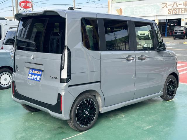 N-BOXカスタム ターボコーディネートスタイル ホンダセンシング LEDヘッドライト LEDフォグランプ 電子制御パーキングブレーキ オートブレーキホールド 両側パワースライドドア 本革巻ステライング 運転席・助手席シートヒーター 届出済未使用車(15枚目)