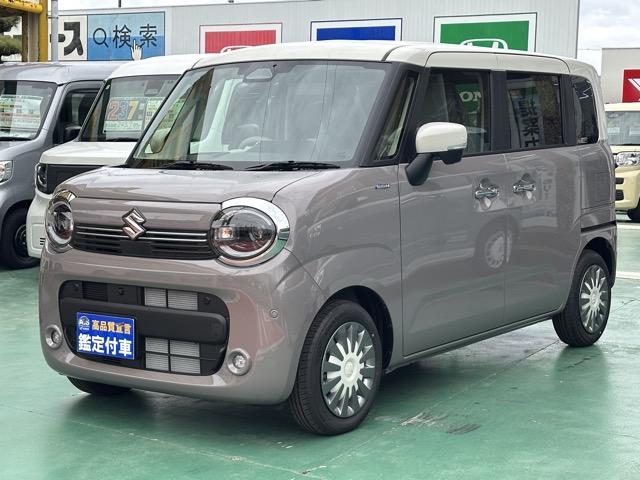 ワゴンＲスマイル ハイブリッドＸ　全方位モニター付メモリーナビゲーション　セーフティサポート　ＬＥＤヘッドランプ　電動パーキングブレーキ　ヘッドアップディスプレイ　両側パワースライドドア　運転席・助手席シートヒーター　届出済未使用車（4枚目）