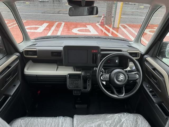 スペーシア ハイブリッドＧ　スマートキー　ＬＥＤヘッドライト　両側スライドドア　フルオートエアコン　ステアリングスイッチ　電動格納ドアミラー　前後パワーウィンドー　衝突被害軽減ブレーキ　アイドリングストップ　届出済未使用車（8枚目）