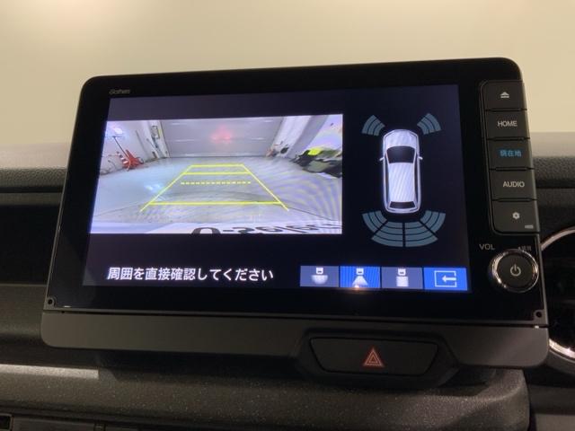Ｎ－ＢＯＸカスタム ターボ　ＨＳＥＮＳＩＮＧ新車保証試乗車ワンオ－ナ－　イモビライザー　１オナ　衝突被害軽減　キーフリー　ＥＳＣ　パワステ　ＤＶＤ再生　両席エアバック　サイドエアバッグ　ターボ車　ＵＳＢ接続　スマキー　Ｂカメ（7枚目）