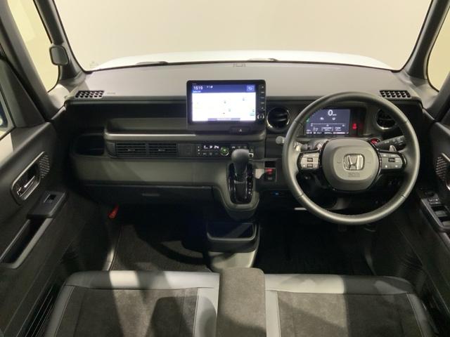 Ｎ－ＢＯＸカスタム ターボ　ＨＳＥＮＳＩＮＧ新車保証試乗車ワンオ－ナ－　イモビライザー　１オナ　衝突被害軽減　キーフリー　ＥＳＣ　パワステ　ＤＶＤ再生　両席エアバック　サイドエアバッグ　ターボ車　ＵＳＢ接続　スマキー　Ｂカメ（9枚目）