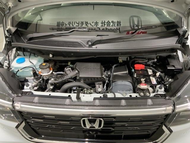 Ｎ－ＢＯＸカスタム ターボ　ＨＳＥＮＳＩＮＧ新車保証試乗車ワンオ－ナ－　イモビライザー　１オナ　衝突被害軽減　キーフリー　ＥＳＣ　パワステ　ＤＶＤ再生　両席エアバック　サイドエアバッグ　ターボ車　ＵＳＢ接続　スマキー　Ｂカメ（44枚目）